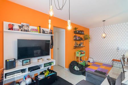 Sala de apartamento para alugar com 2 quartos, 60m² em Vila Alzira, Santo André