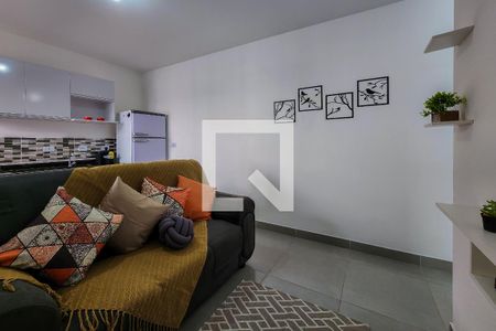 Sala de apartamento para alugar com 1 quarto, 40m² em Vila Santa Luzia, São Bernardo do Campo