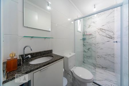 Banheiro de apartamento à venda com 2 quartos, 40m² em Vila Guiomar, Santo André