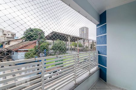 Varanda da Suíte de apartamento à venda com 3 quartos, 150m² em Vila Tibiriçá, Santo André