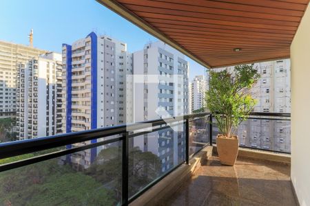 Varanda 1 da Sala de apartamento para alugar com 3 quartos, 230m² em Brooklin, São Paulo