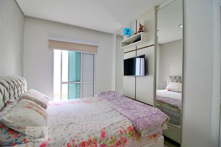 Quarto Suíte de apartamento à venda com 2 quartos, 108m² em Vila Curuçá, Santo André