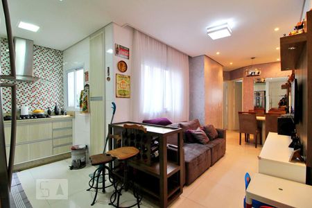 Sala de apartamento à venda com 2 quartos, 108m² em Vila Curuçá, Santo André