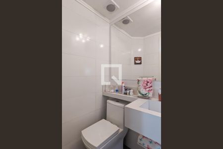 Banheiro da suíte de apartamento à venda com 3 quartos, 70m² em Suiço, São Bernardo do Campo