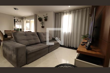 Sala de Estar de apartamento à venda com 2 quartos, 84m² em Vila Santo Antônio, Guarulhos