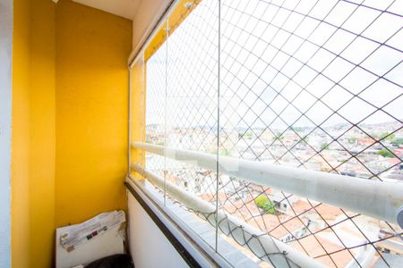 Varanda da sala de apartamento para alugar com 2 quartos, 52m² em Vila Luzita, Santo André