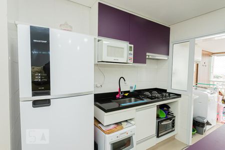 Sala e cozinha integradas de apartamento para alugar com 2 quartos, 59m² em Vila Dom Pedro Ii, São Paulo