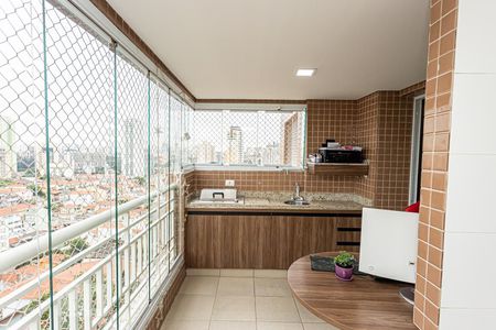 Varanda da Sala de apartamento à venda com 2 quartos, 59m² em Vila Dom Pedro Ii, São Paulo