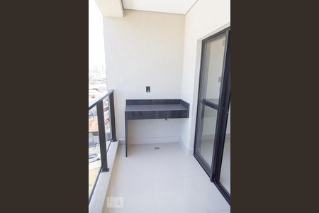 Varanda da Sala de apartamento para alugar com 1 quarto, 42m² em Vila Esperança, São Paulo