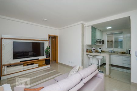 Sala de apartamento para alugar com 3 quartos, 120m² em Jardim América, Belo Horizonte