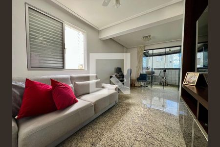 Sala de TV de apartamento para alugar com 2 quartos, 111m² em Castelo, Belo Horizonte