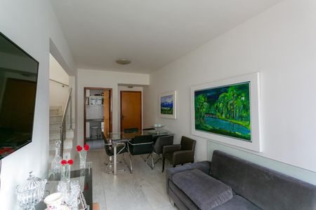 Sala de apartamento para alugar com 3 quartos, 160m² em Sion, Belo Horizonte