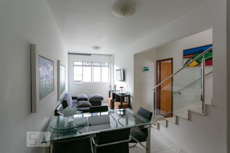 Sala de apartamento à venda com 3 quartos, 160m² em Sion, Belo Horizonte