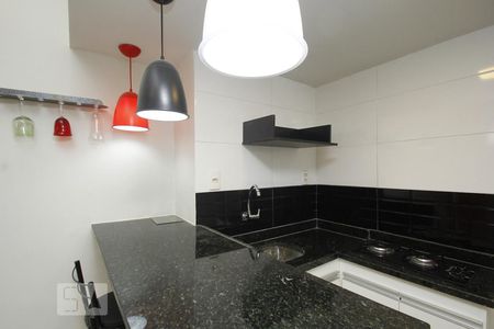 Cozinha de kitnet/studio para alugar com 1 quarto, 22m² em Centro, Rio de Janeiro