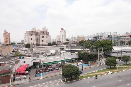 Vista varanda de apartamento à venda com 2 quartos, 51m² em Brás, São Paulo
