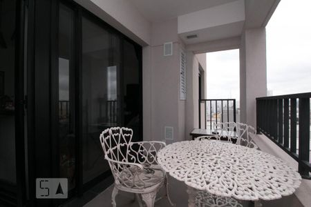 varanda de kitnet/studio para alugar com 1 quarto, 40m² em Brás, São Paulo