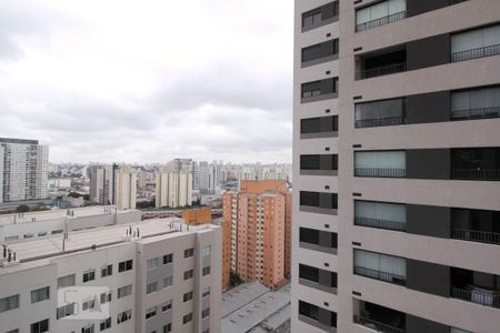 Vista varanda de kitnet/studio para alugar com 1 quarto, 40m² em Brás, São Paulo