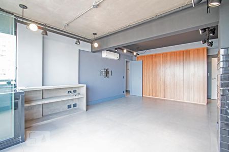 Sala e Cozinha de apartamento para alugar com 1 quarto, 51m² em Vila Cordeiro, São Paulo