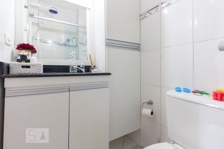 Banheiro da suíte de apartamento à venda com 1 quarto, 48m² em Bela Vista, São Paulo