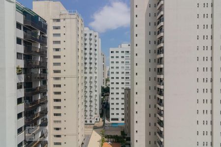 Vista Sala de apartamento para alugar com 1 quarto, 48m² em Moema, São Paulo