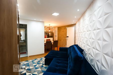 sala de apartamento à venda com 2 quartos, 51m² em Jardim Monte Alegre, Taboão da Serra