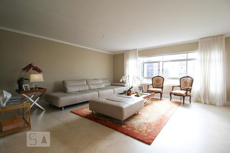 Sala de apartamento para alugar com 3 quartos, 185m² em Moema, São Paulo