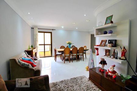 Sala de apartamento à venda com 3 quartos, 132m² em Campestre, Santo André