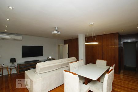 Sala de apartamento à venda com 4 quartos, 280m² em Humaitá, Rio de Janeiro