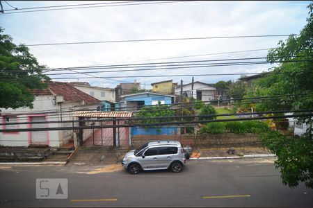 Vista Dormitório e cozinha de kitnet/studio para alugar com 1 quarto, 25m² em São José, Canoas