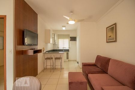 Sala de apartamento para alugar com 1 quarto, 50m² em Higienópolis, São José do Rio Preto 