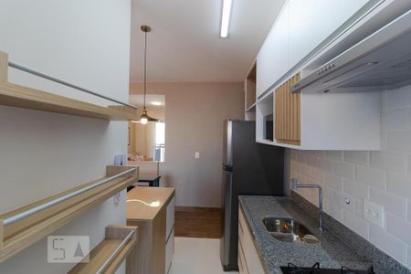 Cozinha de apartamento para alugar com 1 quarto, 36m² em Taquaral, Campinas