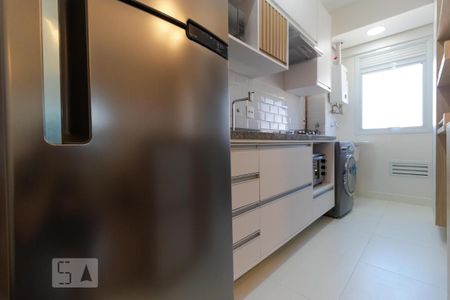 Cozinha de apartamento para alugar com 1 quarto, 36m² em Taquaral, Campinas