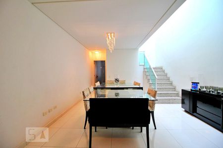 Sala de Jantar de casa à venda com 3 quartos, 198m² em Vila Alice, Santo André