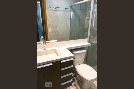 Banheiro Social de apartamento para alugar com 2 quartos, 50m² em Vila Rosa, Goiânia