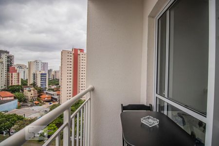 Varanda de apartamento à venda com 1 quarto, 33m² em Vila Guarani (z Sul), São Paulo