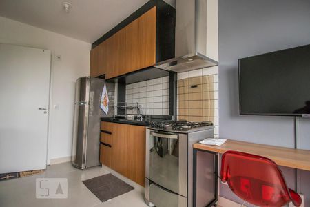 Sala/Cozinha de apartamento à venda com 1 quarto, 33m² em Vila Guarani (z Sul), São Paulo