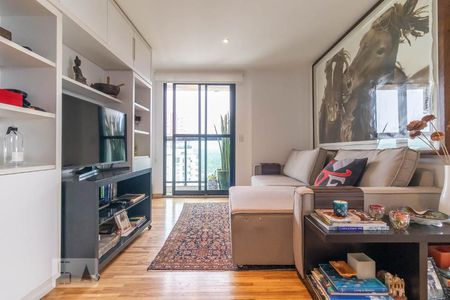 Sala de apartamento para alugar com 1 quarto, 72m² em Pinheiros, São Paulo