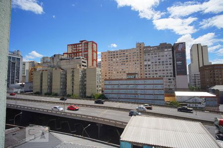 Sala-Vista de apartamento à venda com 1 quarto, 40m² em Humaitá, Porto Alegre