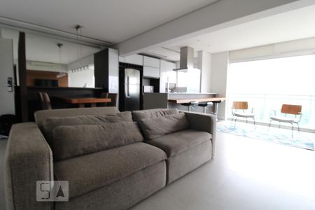 Sala de apartamento para alugar com 1 quarto, 68m² em Brooklin Paulista, São Paulo