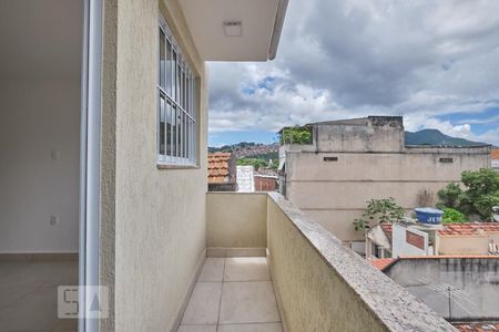 Varanda de kitnet/studio para alugar com 1 quarto, 40m² em Cidade Nova, Rio de Janeiro