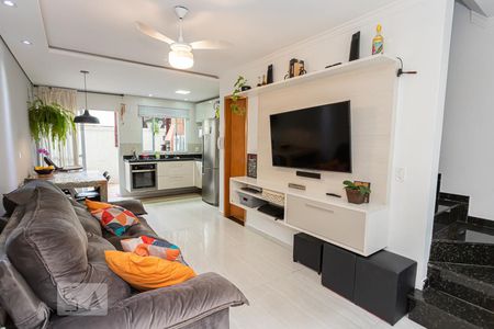 Sala e cozinha integradas de casa de condomínio à venda com 3 quartos, 100m² em Casa Verde Média, São Paulo