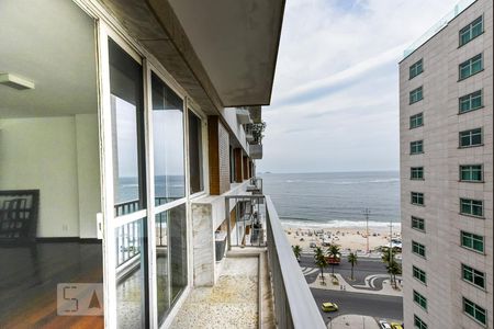 Varanda da Sala de apartamento para alugar com 4 quartos, 200m² em Copacabana, Rio de Janeiro