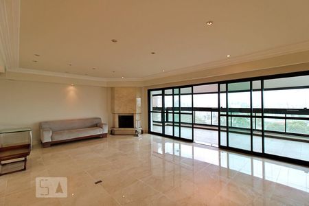 Sala de apartamento para alugar com 4 quartos, 385m² em Jardim Fonte do Morumbi, São Paulo