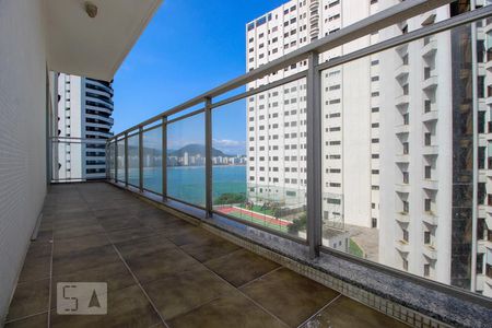 Varanda de apartamento para alugar com 3 quartos, 140m² em Praia das Astúrias - Galhetas, Guarujá