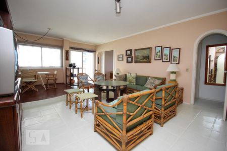 Sala de apartamento para alugar com 3 quartos, 140m² em Praia das Astúrias - Galhetas, Guarujá