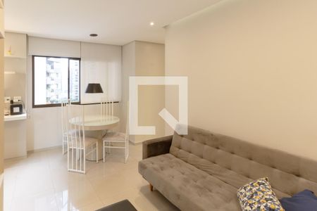 Sala de apartamento à venda com 2 quartos, 52m² em Indianópolis, São Paulo