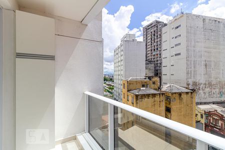 Varanda de kitnet/studio para alugar com 1 quarto, 22m² em Centro, São Paulo