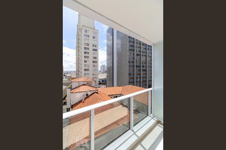 Varanda de kitnet/studio para alugar com 1 quarto, 22m² em Centro, São Paulo