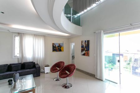 Sala de casa de condomínio à venda com 4 quartos, 380m² em Paquetá, Belo Horizonte