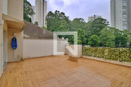 Terraço de casa de condomínio à venda com 3 quartos, 157m² em Vila Andrade, São Paulo